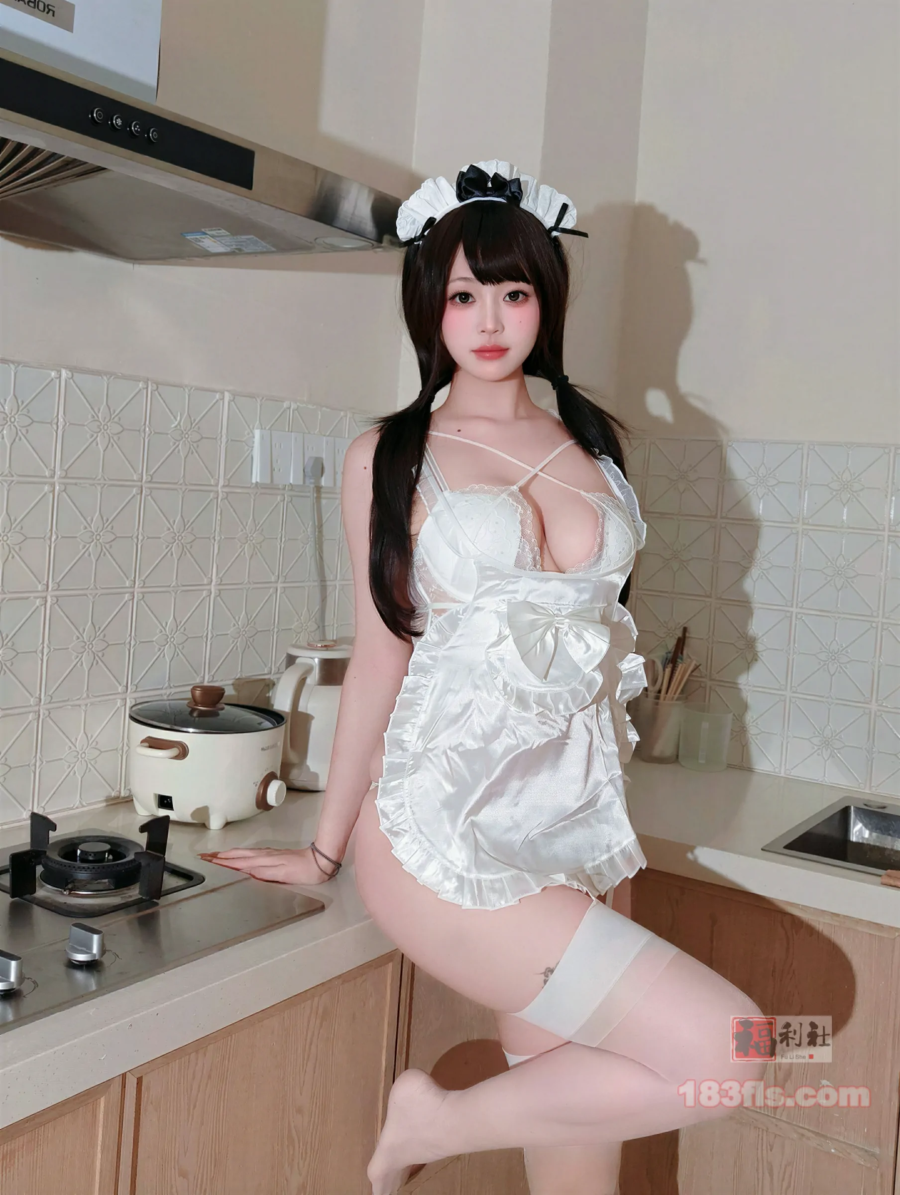 麻薯好吃 - 白蕾丝女仆